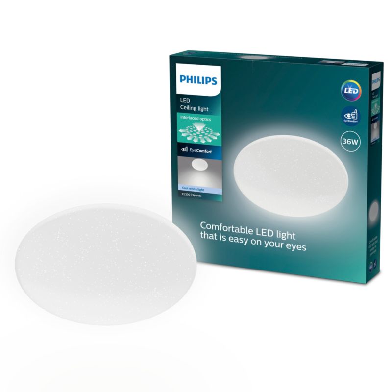 Plafon LED Philips Lampa Sufitowa 36W 3800lm 4000K Efekt Gwiazd 1 szt.