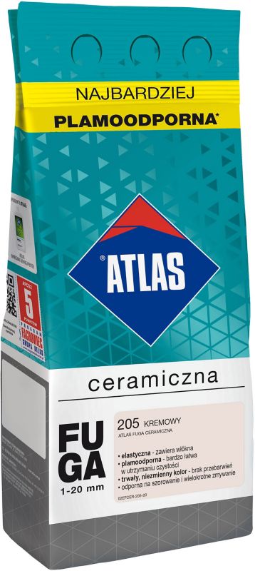 Fuga ceramiczna Atlas 205 kremowy 2 kg