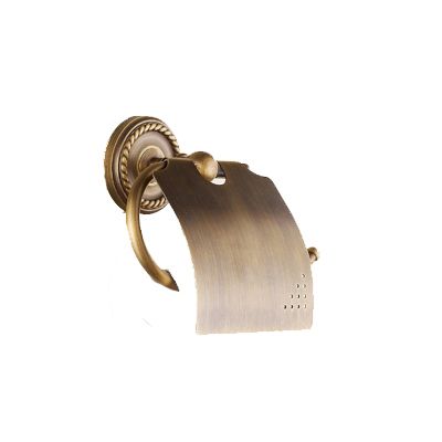 Uchwyt na papier toaletowy Lauferi DANAE mosiężny szczotkowany mosiądz retro 1 szt.