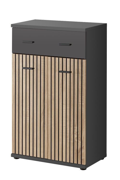 Komoda ASM Meble MARCO 60 antracyt/dąb artisan 1 szt.