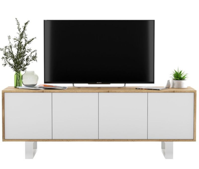 Szafka RTV Meble Lindner SELF 2 120 dąb artisan 1 szt.