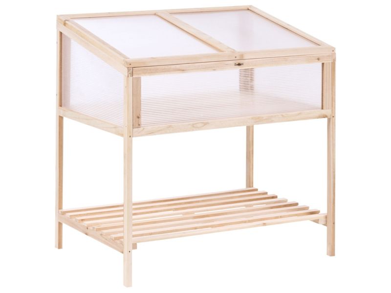 Szklarnia balkonowa Aranova Drewno jodłowe Jasnobrązowy 58 cm 1 szt.