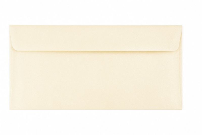 Koperty Ozdobne Neopak DL HK Kość Słoniowa 120g - Eleganckie Koperty 50 szt.