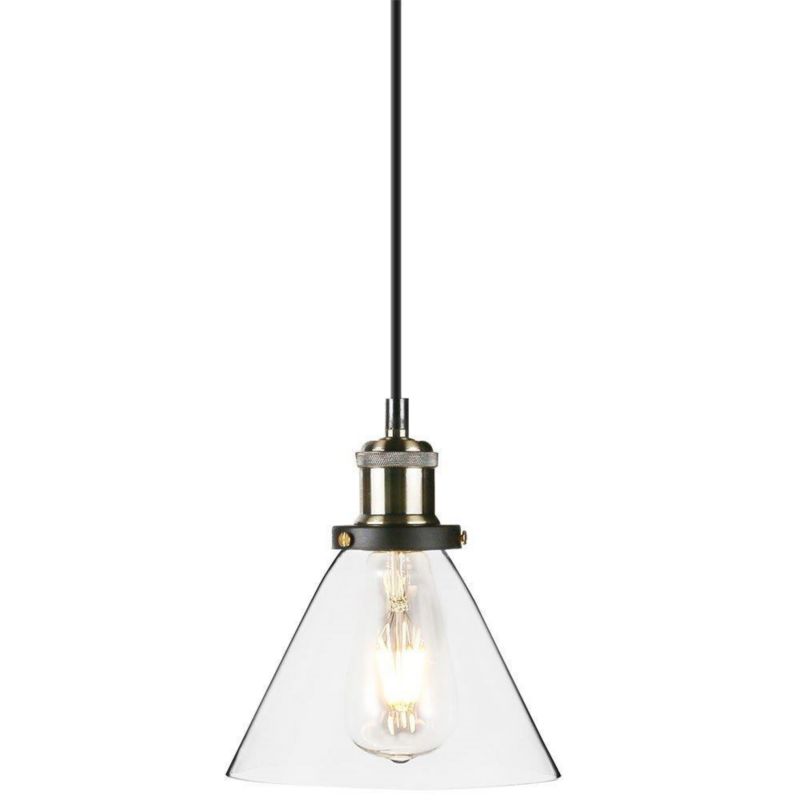 Lampa wisząca V-TAC Vt-7185 przezroczysty wym: 111 x 18 x 18 cm 1xE27 x 60W 1 szt.