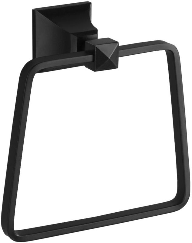Wieszak na ręcznik Mexen Dalia czarny 16,5x17 cm 1 szt.