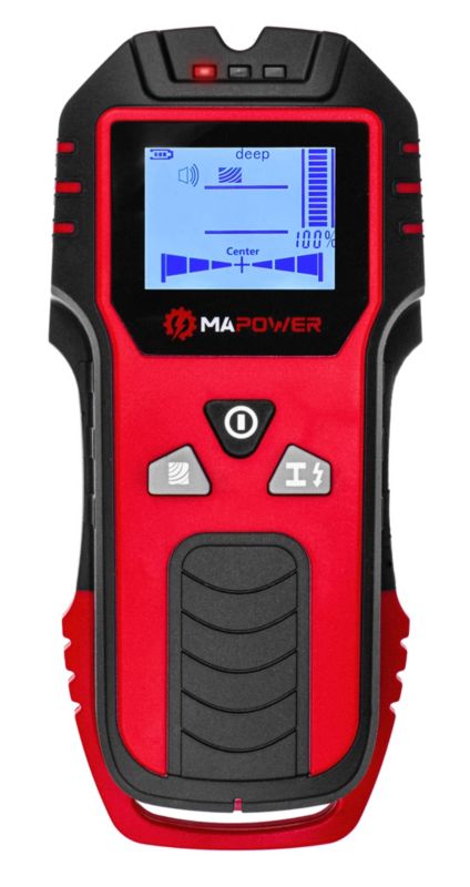 Wykrywacz MAPOWER detektor drewna metali przewodów kabli rur w ścianie 1 szt.