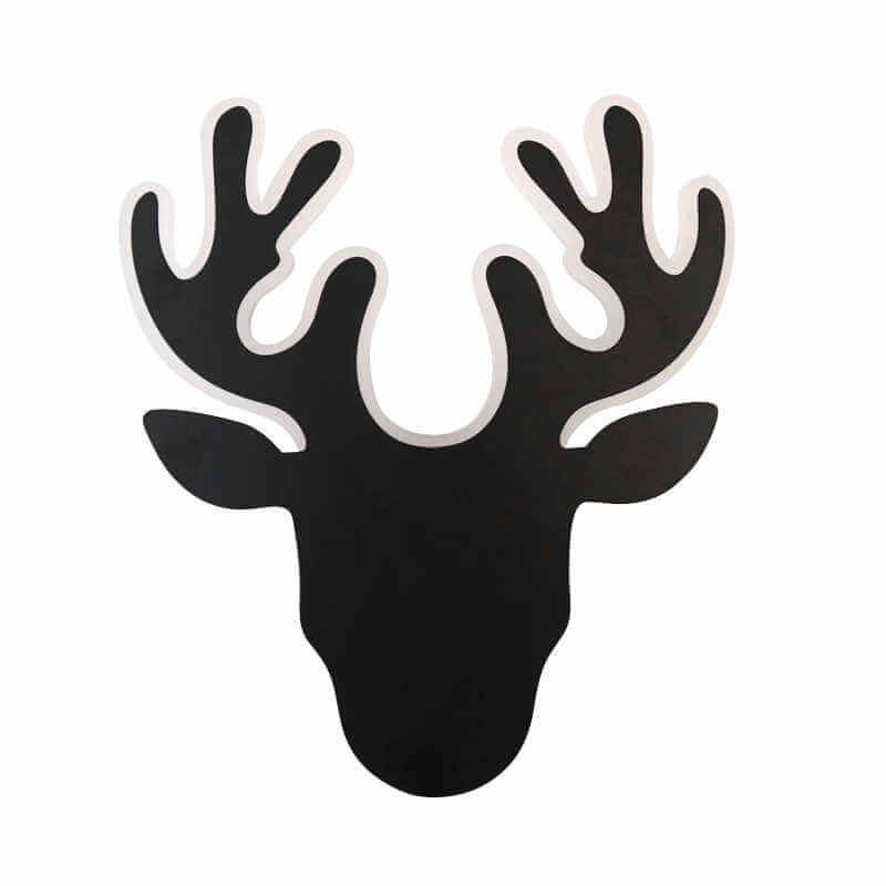 Kinkiet ścienny Abigali Deer czarny LED 6W 3000K IP20 wym: 27 x 23 x 5 cm - 1 szt.