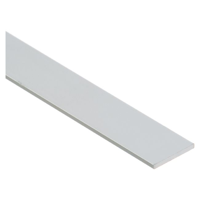 Sztanga płaska Cezar 20 x 2 mm 1 m aluminium srebrne