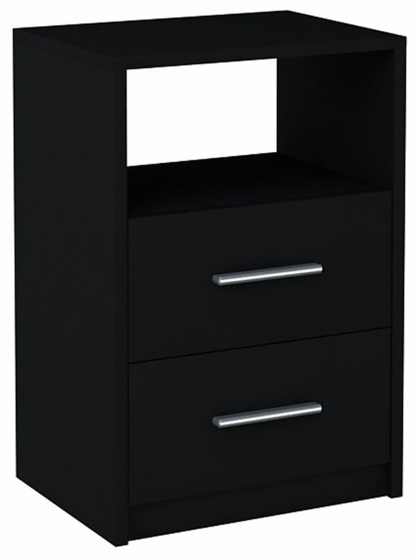 Szafka nocna Matkam komoda 2SO regał 40 cm ufc czarny 1 szt.