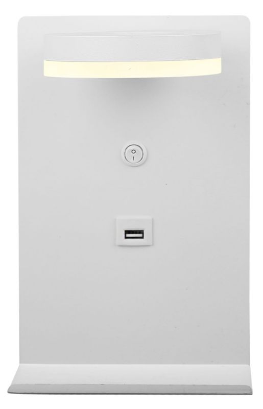 Kinkiet ścienny Candellux Compact biały LED 4W 4000K 400lm IP20 wym: 23 x 15 x 10 cm - 1 szt.