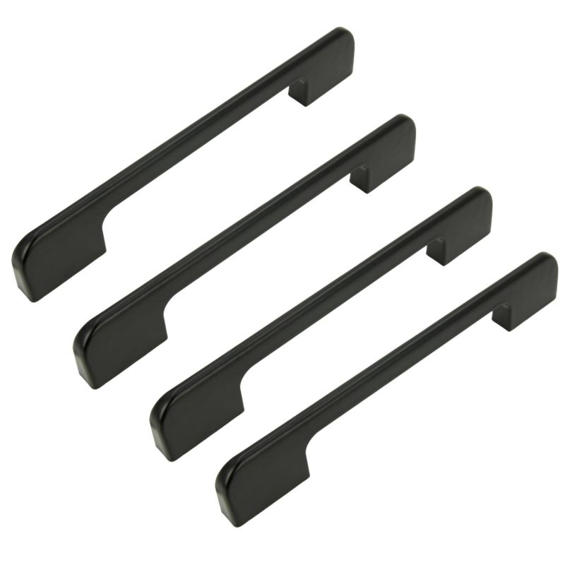 Uchwyt meblowy B&B czarny 128 mm 4 szt