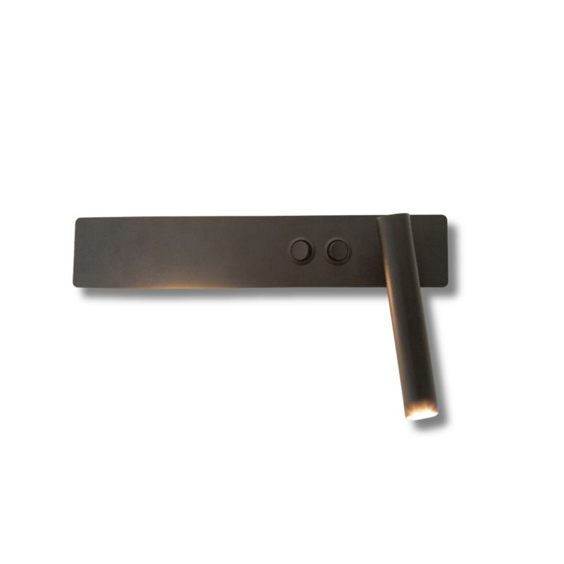 Kinkiet ścienny Sigma Lighting Hotel Mood czarny hotelowy z włącznikiem 2 x G9 x IP20 wym: 16 x 32 x 20 cm - 1 szt.