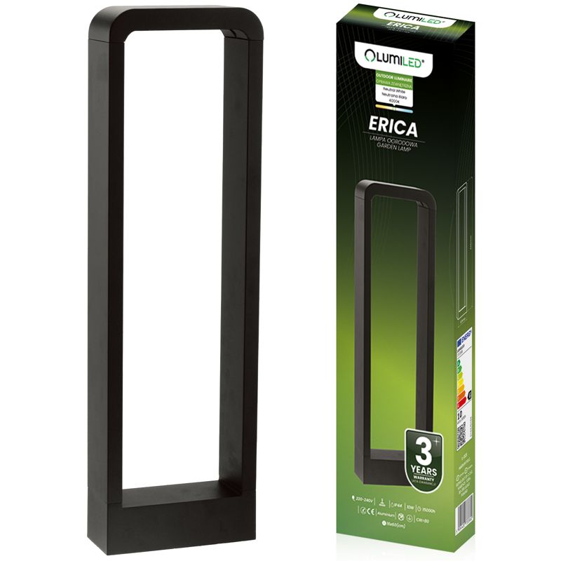 Lampa Ogrodowa Lumiled Słupek Zewnętrzny Stojący LED 10W 4000K 60cm 1 szt.