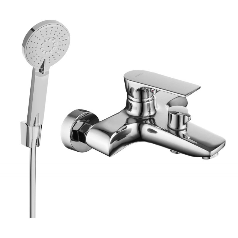 Bateria wannowa z zestawem prysznicowym Mexen Aries chrom 1 szt.