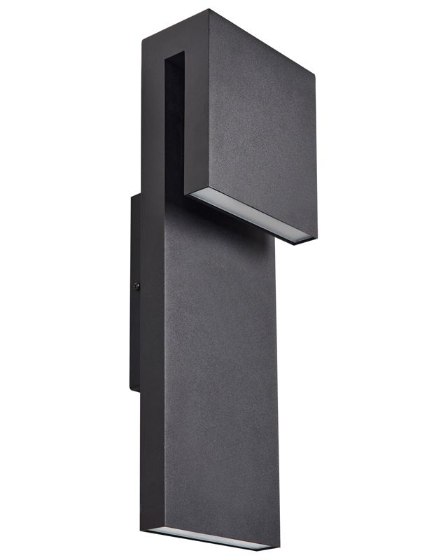 Lampa ścienna ogrodowa LED Limonlu Czarny 1 szt.