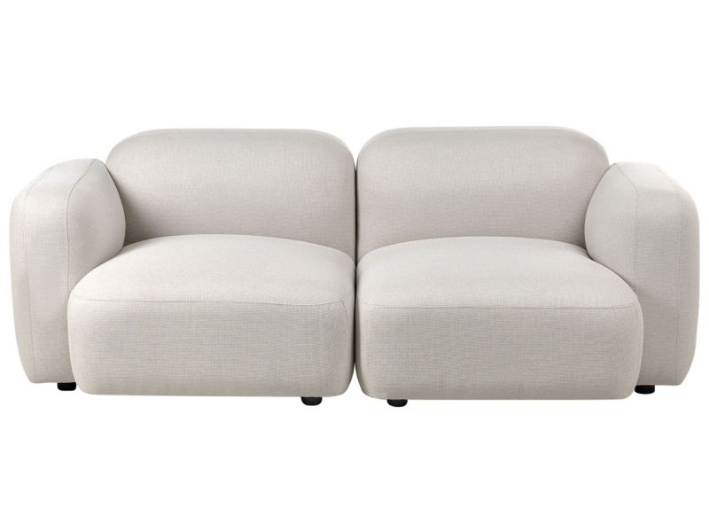 Sofa modułowa dla 3 osób Afoss Jasnobeżowy 1 szt.