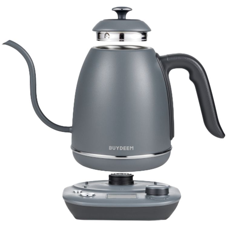 Czajnik elektryczny Gooseneck BUYDEEM K821 0,8 l regulacja 40-100 stopni Utrzymanie ciepła 90 min Pastelowy Szary 1 szt.