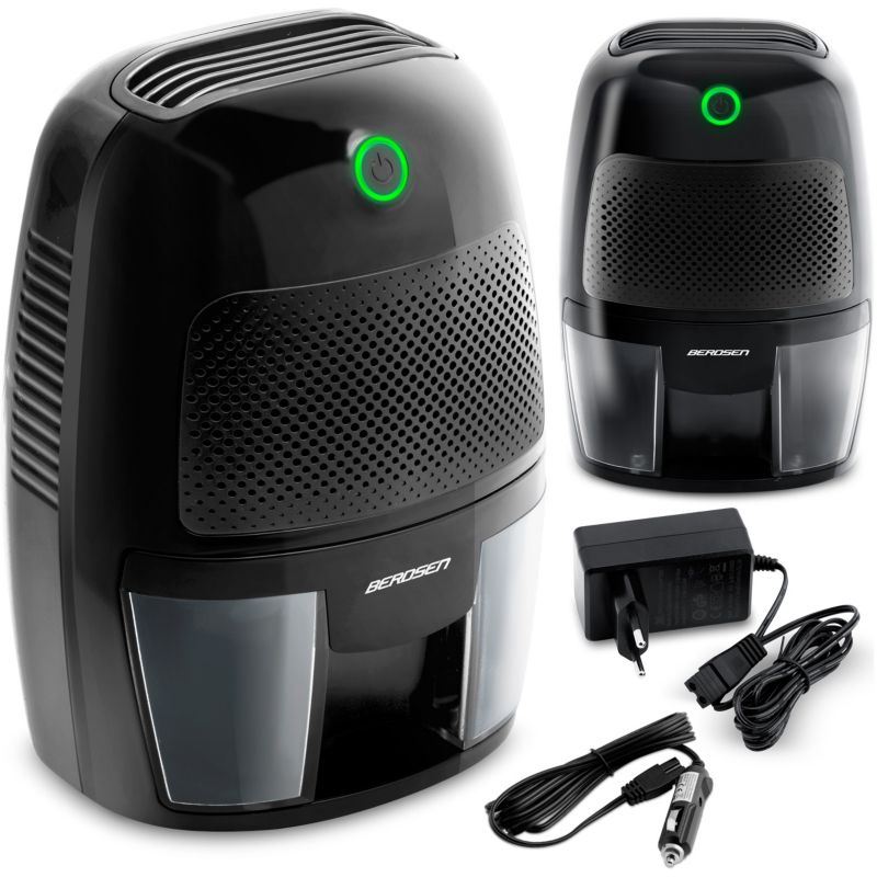 Osuszacz powietrza Berdsen pochłaniacz wilgoci 500ml 23W + zasilacz samochodowy 12V 1szt.