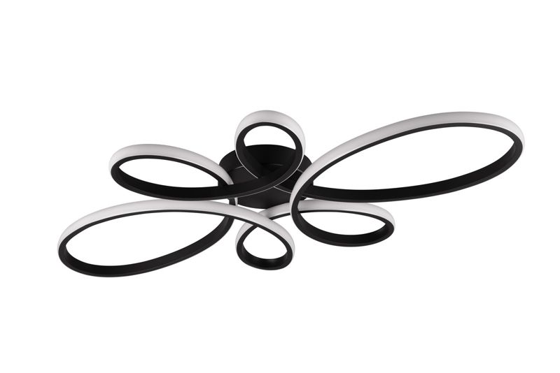 Lampa sufitowa wisząca Trio Fly 0865 czarna nowoczesna wbudowany LED 32W 1 szt.