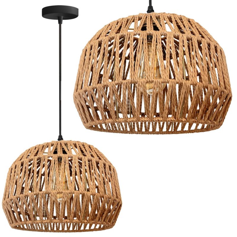 Lampa Sufitowa Wisząca Toolight App1291-1Cp Boho Beżowy 1 Szt