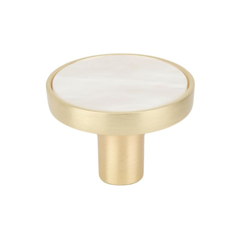 Gałka meblowa Schaffner Pearl 32 mm złota