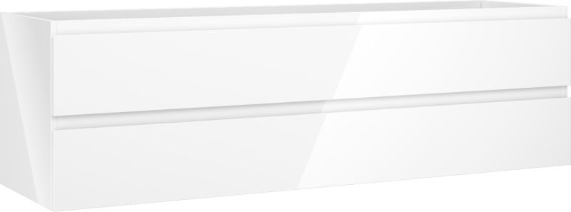 Szafka podumywalkowa Mexen Orio biała połysk 160 cm 2 szuflady 1 szt.
