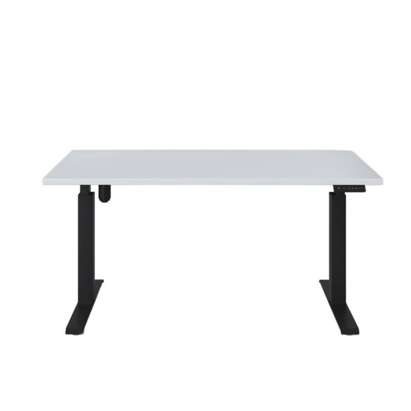 Biurko elektryczne KOLM prostokątny 138 x 80 cm Biały 1szt.