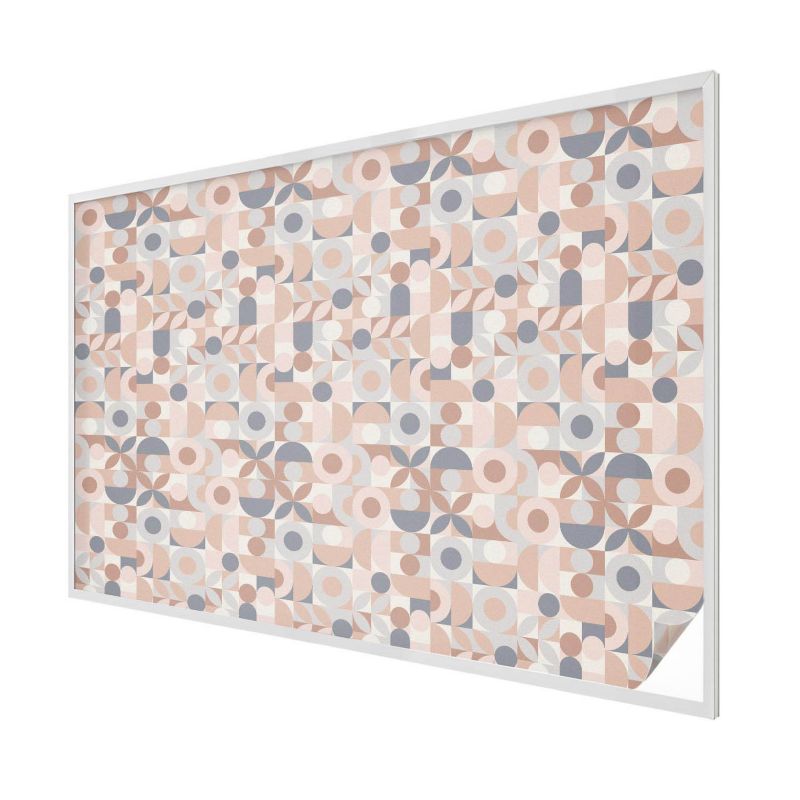 Folia Na Okno Wallfluent 200x146 cm Chroni Prywatność i Zapewnia Dyskrecję Geometryczne kształty harmonia kolorów 1 rol.