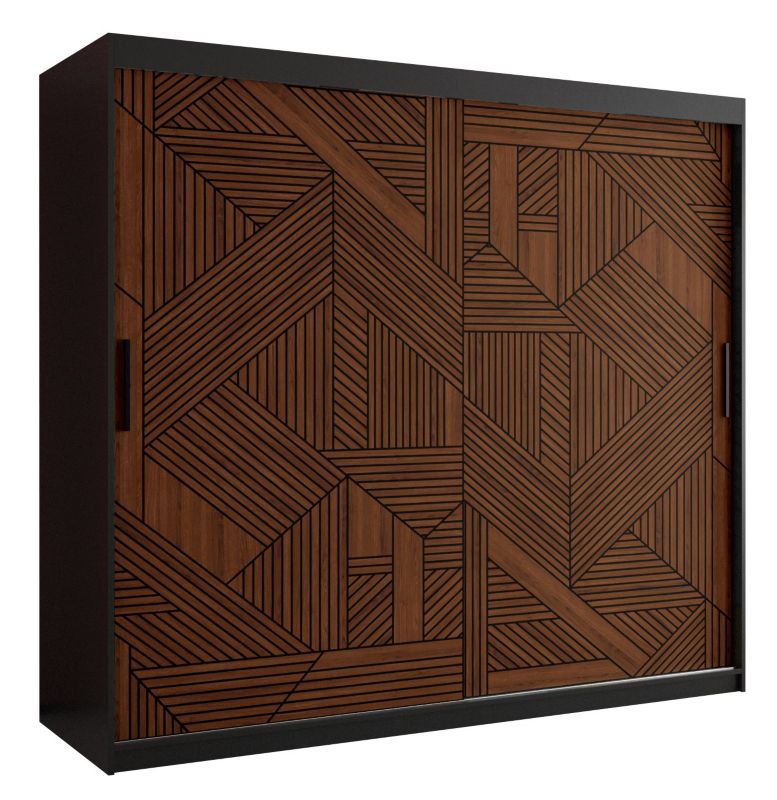 Szafa przesuwna Abiks MARSYLIA 1 200 Czarny 1szt.