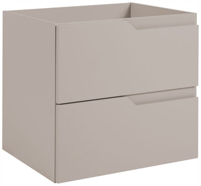 Szafka pod umywalkę Furnidea 60 cm kaszmir frezowane uchwyty Modern 1 szt.