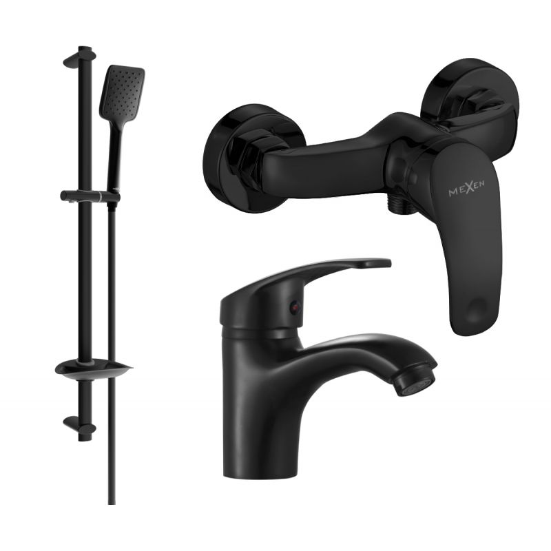 Zestaw prysznicowy Mexen Fabia czarny 746504DB62-70 1 szt.