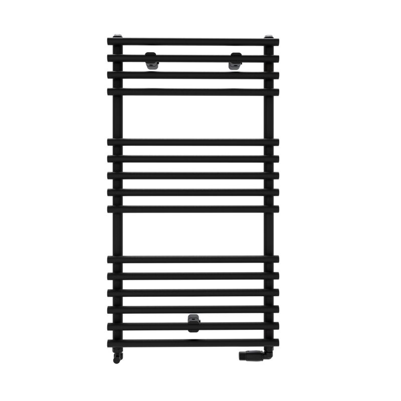 Grzejnik łazienkowy Luxrad Picco 92.7 X 50 cm czarny