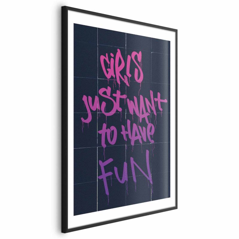 Plakat Artgeist Girls 29,7x42 cm z ramą czarną 1 szt