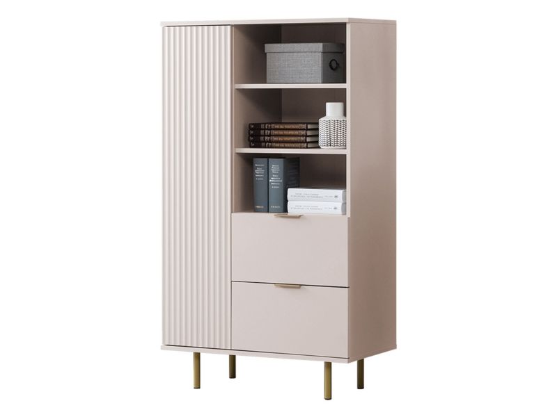 Regał MIRJAN 24 pokojowy Nubia R1D2SZ kaszmir 1 szt.