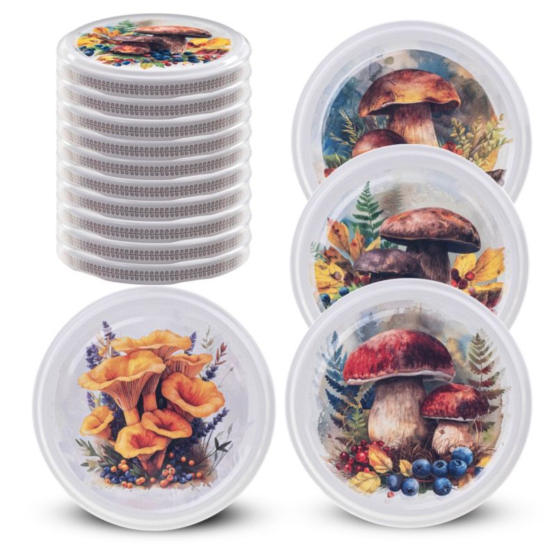 Zakrętki KADAX Do Słoików fi82 Nakrętki Słoiki Wieczka Grzyby 6-Zaczepowe 50szt
