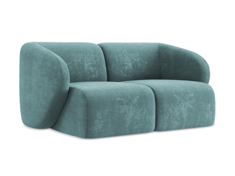 Modułowa sofa 2-osobowa LaMiaSofa CERVO z tkaniny szenilowej 174x94 cm jeans 1 szt.