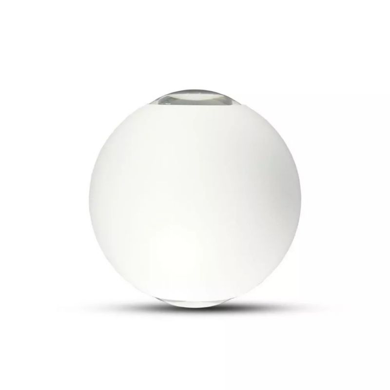 Kinkiet ścienny zewnętrzny V-TAC biały LED 4W 3000K 450lm IP65 wym: 11,2 x 11,2 x 11,2 cm aluminium - 1 szt.