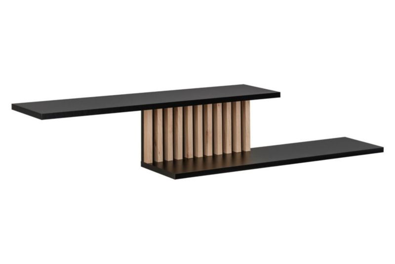 Półka ASM Meble CAMERON hickory jackson/czarna 1 szt.