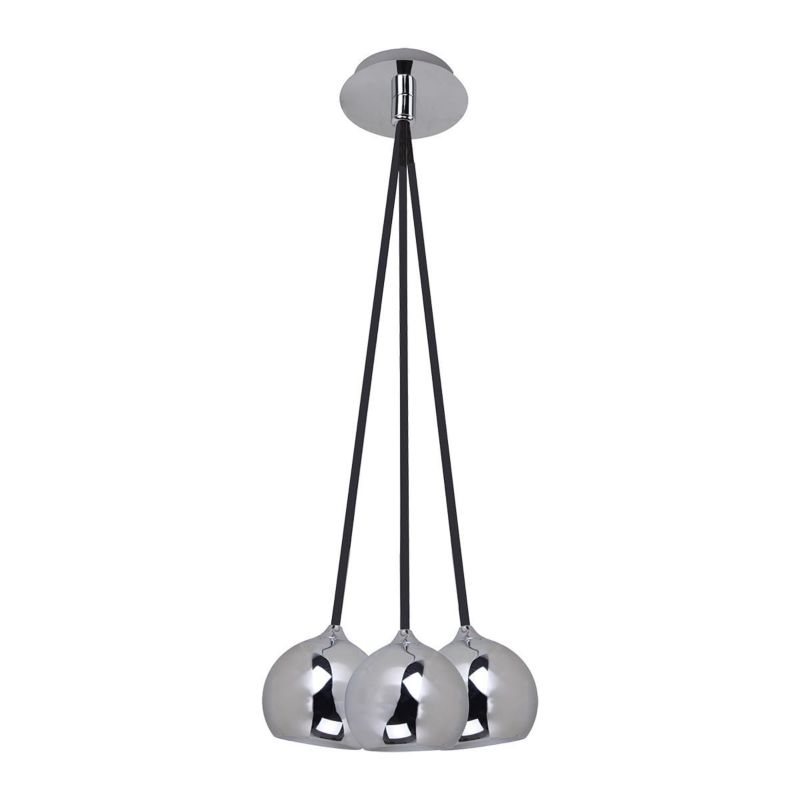 Lampa sufitowa wisząca Italux James 2992 chromowana nowoczesna 3xGU10 x 50W 1 szt.