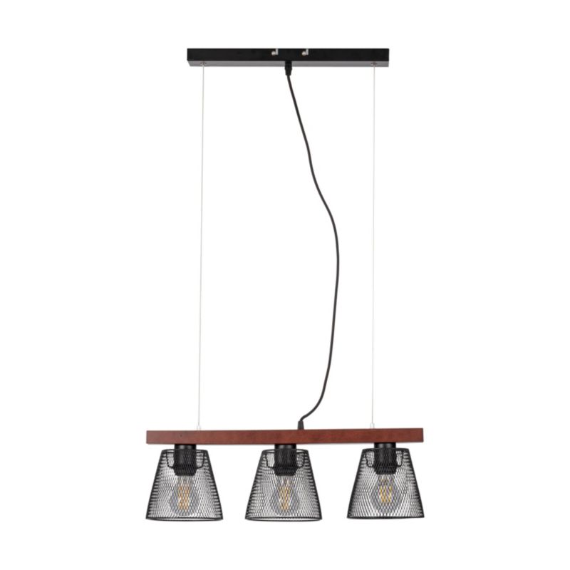 Lampa wisząca LightLogic LL DRAH C-I 3xE27 66233 3 punkty światła do jadalni do LED 1 szt.