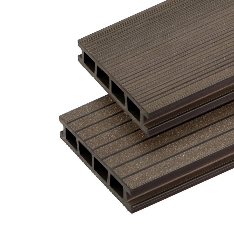 Deska Tarasowa Kompozytowa BERGDECK B150, Orzech, szczotkowany 4000 x 150 x 25 mm 1 szt.