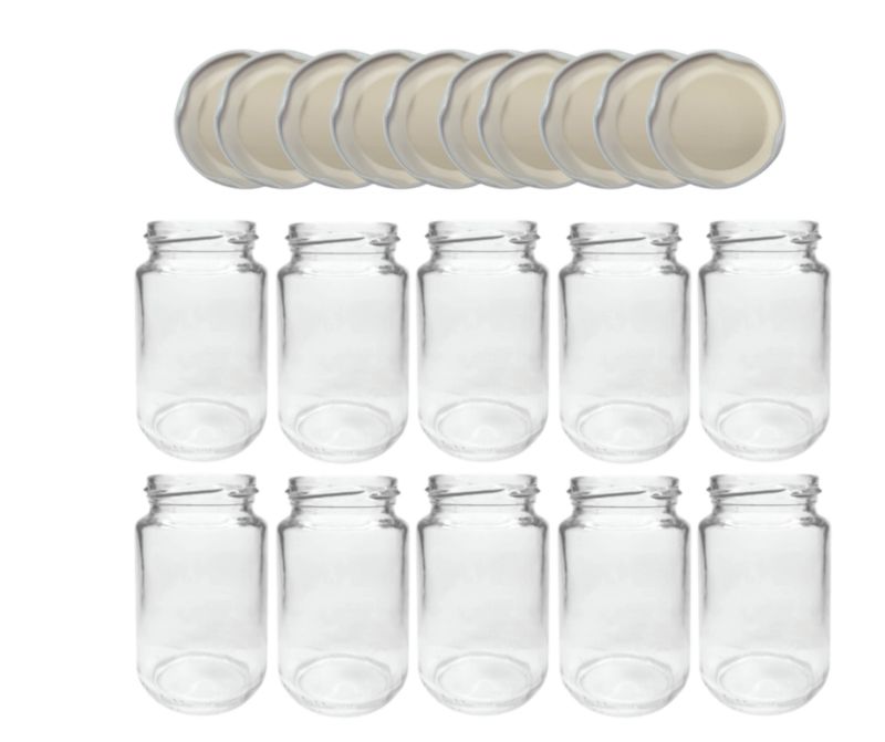 Słoiki MODO24 190ml 0,2 dżemy konfitury przyprawy deserki zakrętki 53mm PZH 10 kpl.