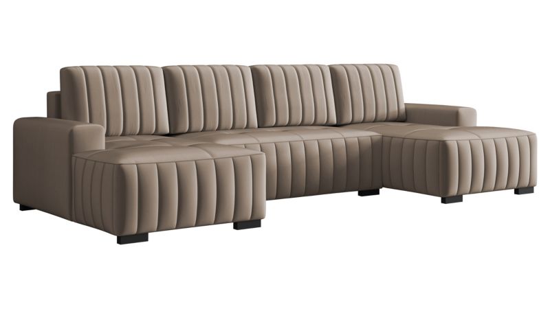 Narożnik z funkcją spania MIRJAN 24 Hugo U cappuccino 1 szt.