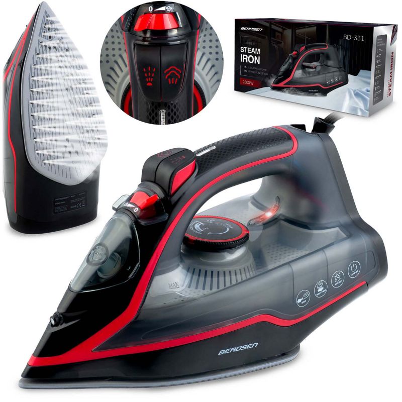 Żelazko parowe Berdsen BD-331 2600W ceramiczna powłoka 1szt.