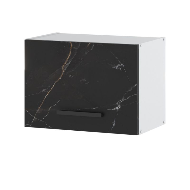 Szafka Kuchenna Hurtownia-Mebli Wisząca Okapowa Blanka górna okap50 50cm Biały Mat San Sebastian 50x30x36 cm 1szt.