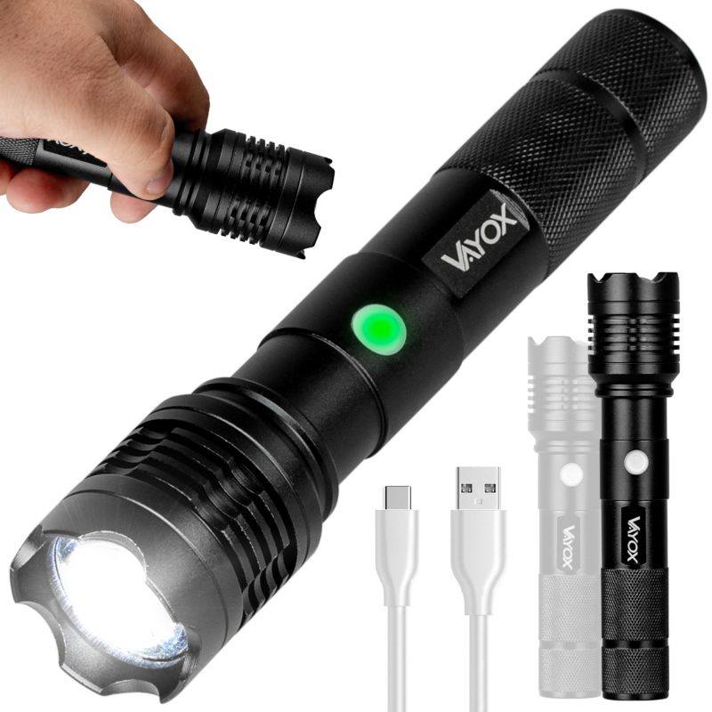Latarka taktyczna Vayox VA0116 akumulatorowa ZOOM 800lm 1 szt.