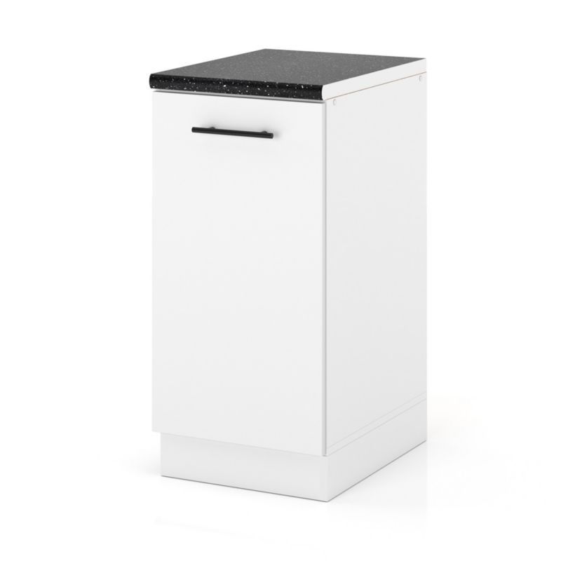 Szafka Kuchenna Hurtownia-Mebli Stojąca D40 sPremium 40cm Biały Mat Biały Mat 40x52x85 cm 1szt.