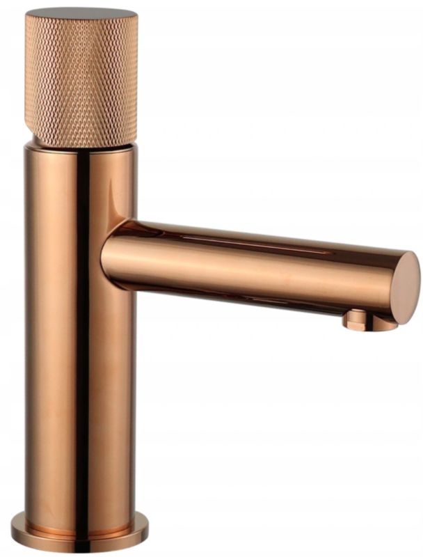 Bateria umywalkowa Mexen Elba One różowe złoto 17 cm 1 szt.