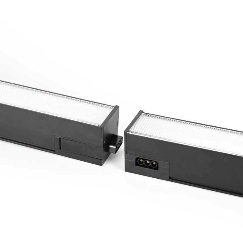 Oprawa liniowa do garażu warsztatu Videx Linear czarna LED 24W 5000K 2400lm IP20 wym: 5,5 x 60 x 5,5 cm - 1 szt.