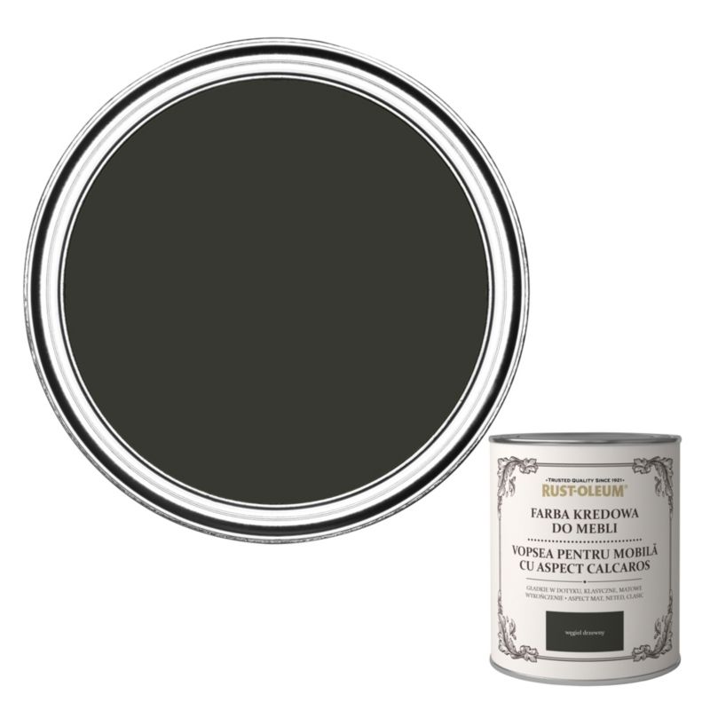 Farba kredowa do mebli Rust-Oleum węgiel drzewny 0,125 l